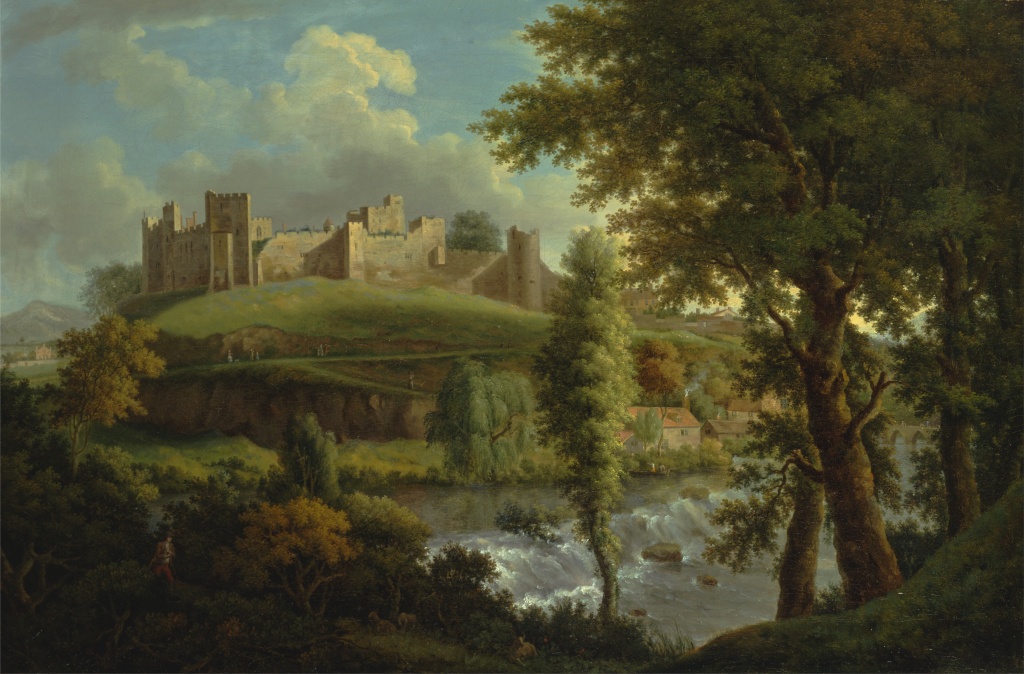 Samuel Scott, Ludlow Castle and Dinham Weir, c1769, oil on canvas, 72cm x 108cm, Yale Centre for British Art.